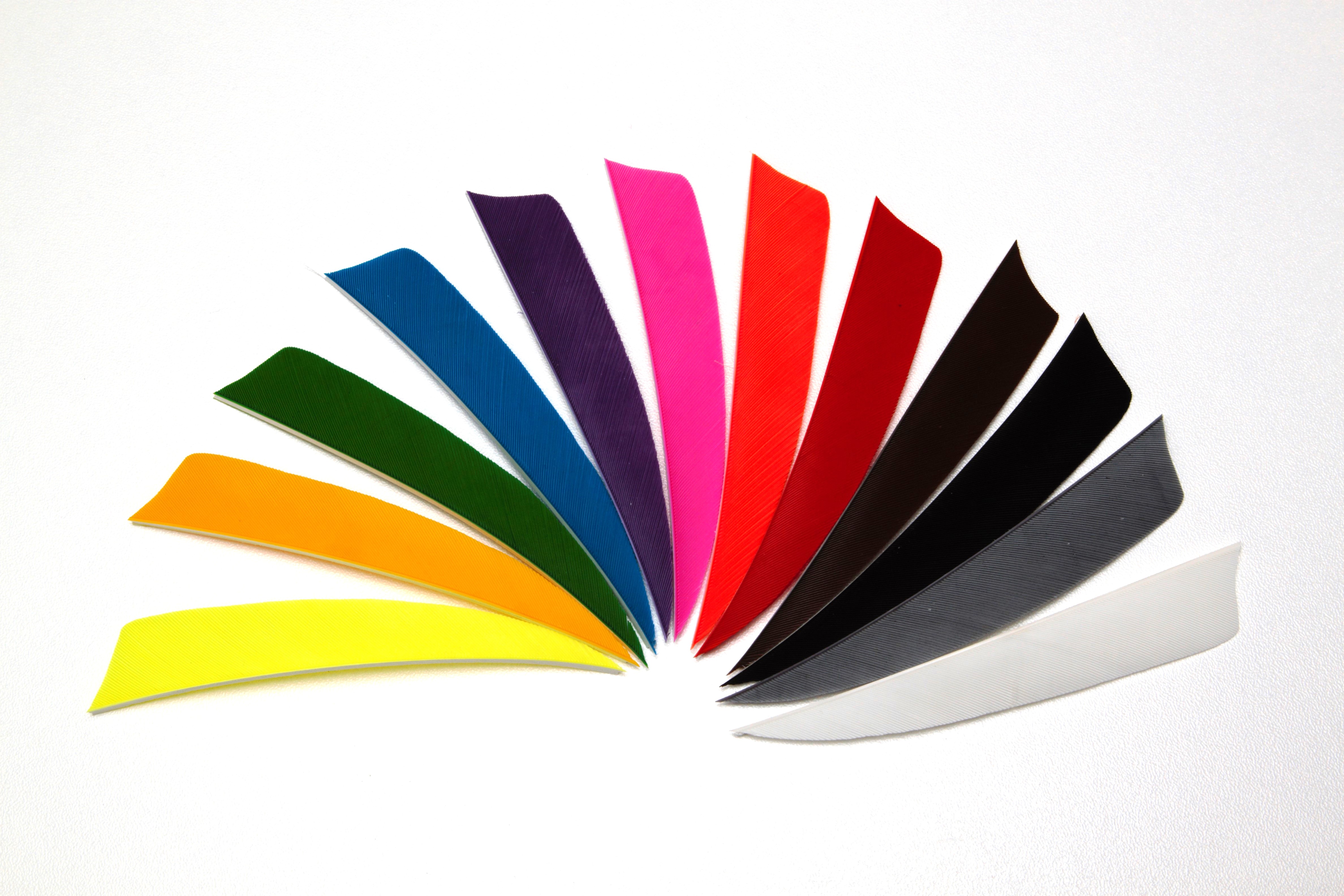 Naturfeder rechtsgewunden Shieldform